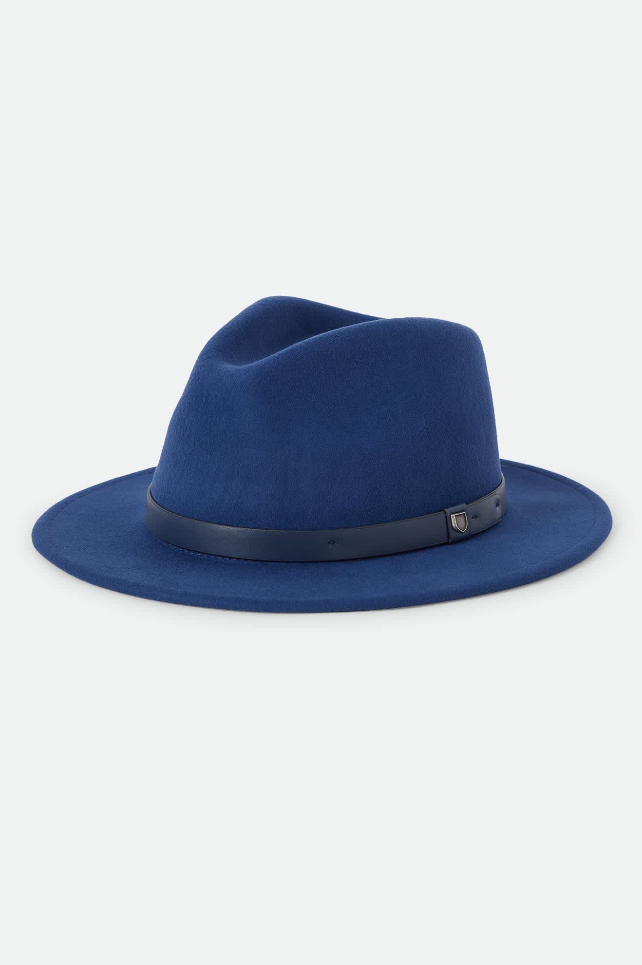 Unisex Messer Fedora in the color Classic Navy - Front Product View