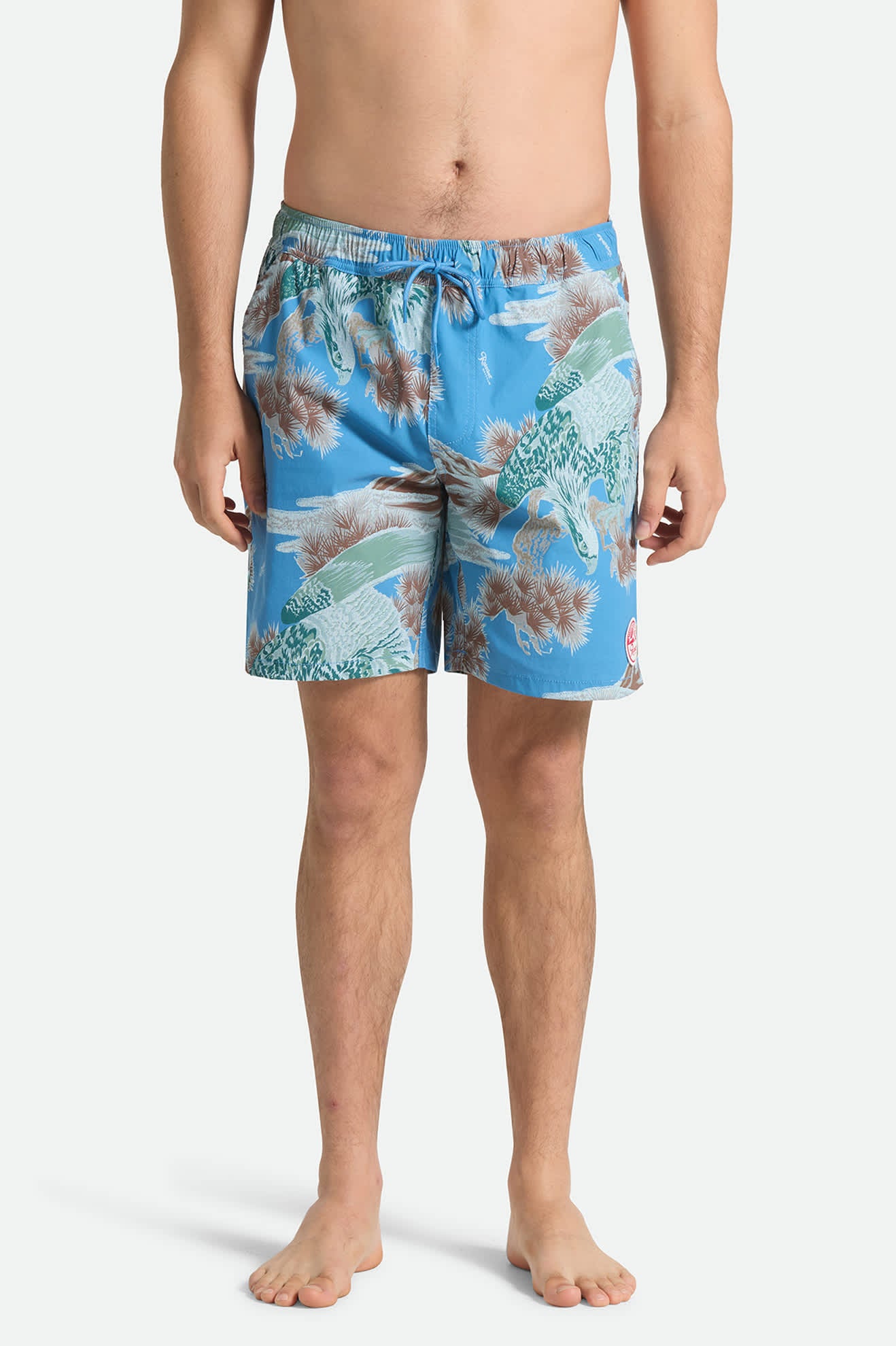 Men's Everyday Stretch Hybrid Short 7" in the color Blue Sky Rainier - Men's Front View