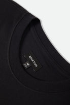 Men's Beta Sheild Short Sleeve Pocket T-Shirt in the color Black - Additional Laydown image