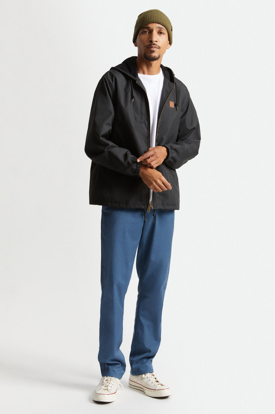 Men's Claxton Beta Zip Hood Jacket in Black – Brixton