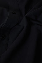 Men's Sanford Oxford Short Sleeve Shirt in the color Black - Additional Laydown image