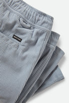 Men's Everyday Corduroy Short in the color Dusty Blue - Additional Laydown image