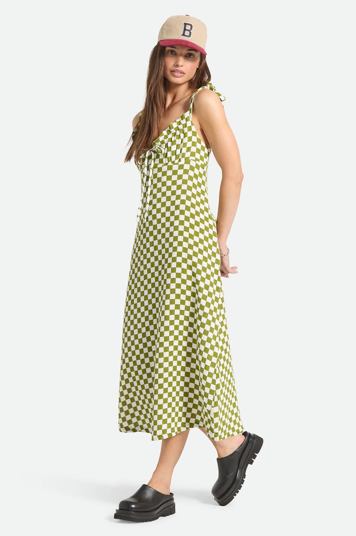 green checkerboard dress Whistles Silk Checkerboard Dress Green/Multi Size 12