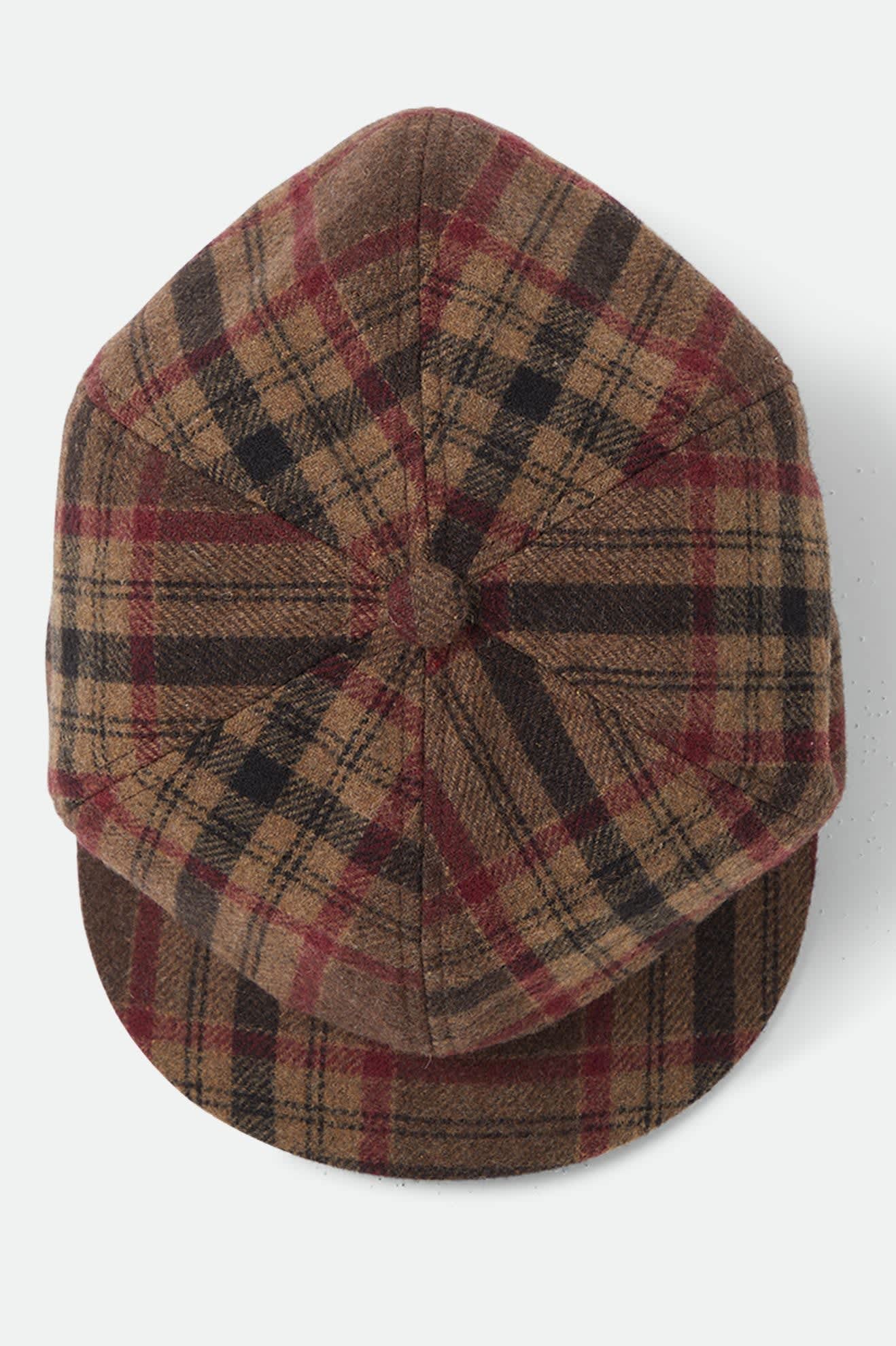 Women's Bailey Cap in the color Sand/Red/Brown - Additional Laydown image