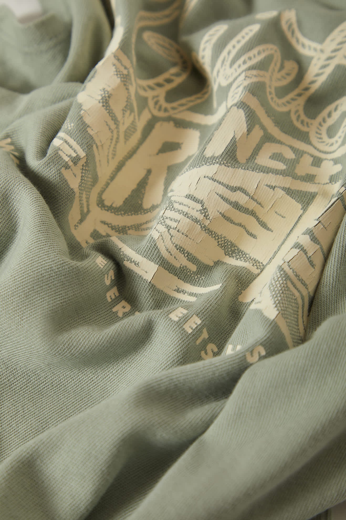 Women's Brixton Ranch Muscle Tank in the color Sage Green - Additional Laydown image