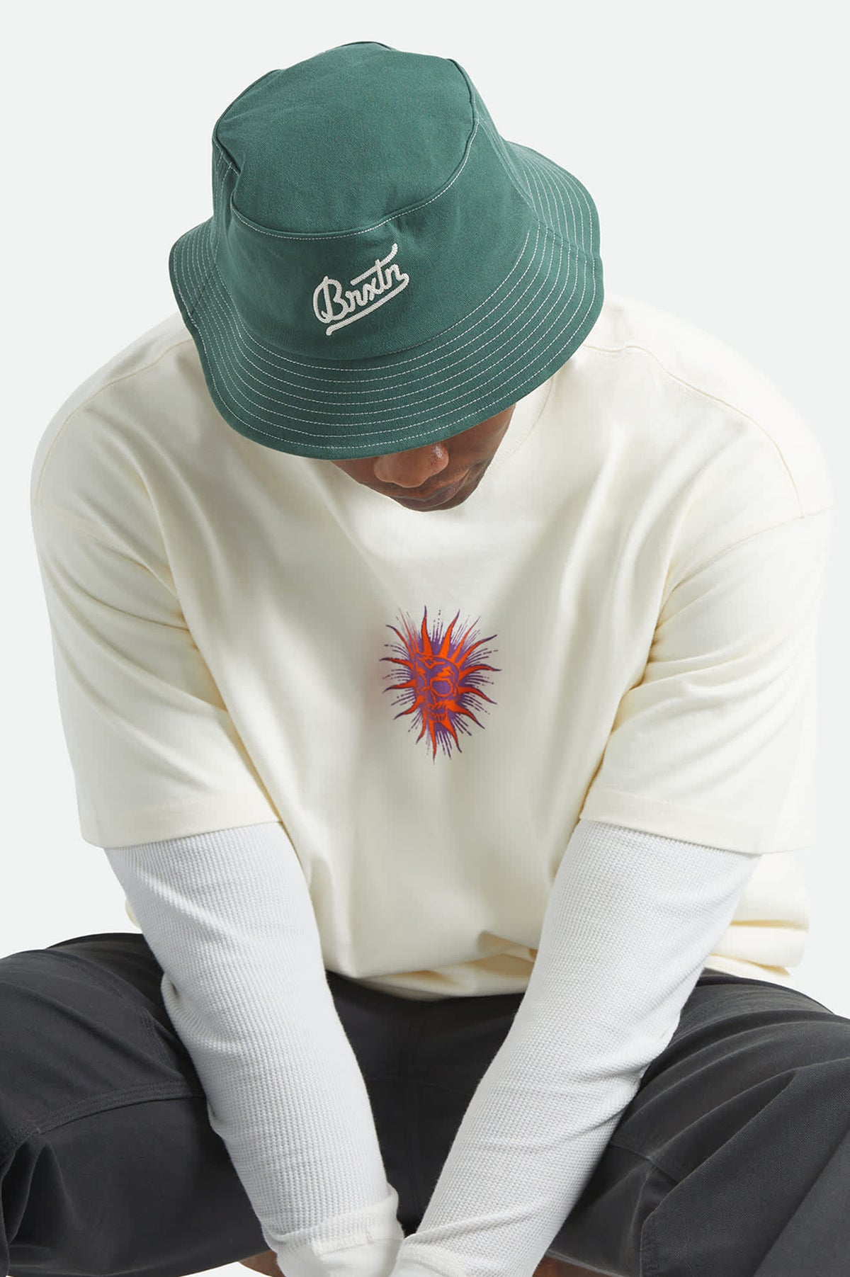 Unisex Eldon Packable Bucket Hat in Primal Green – Brixton
