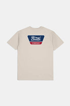 Back Laydown Image for Linwood S/S Standard T-Shirt - Cream