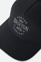 Unisex Fremont Netplus Trucker Hat in the color Black/Black - Additional Laydown image