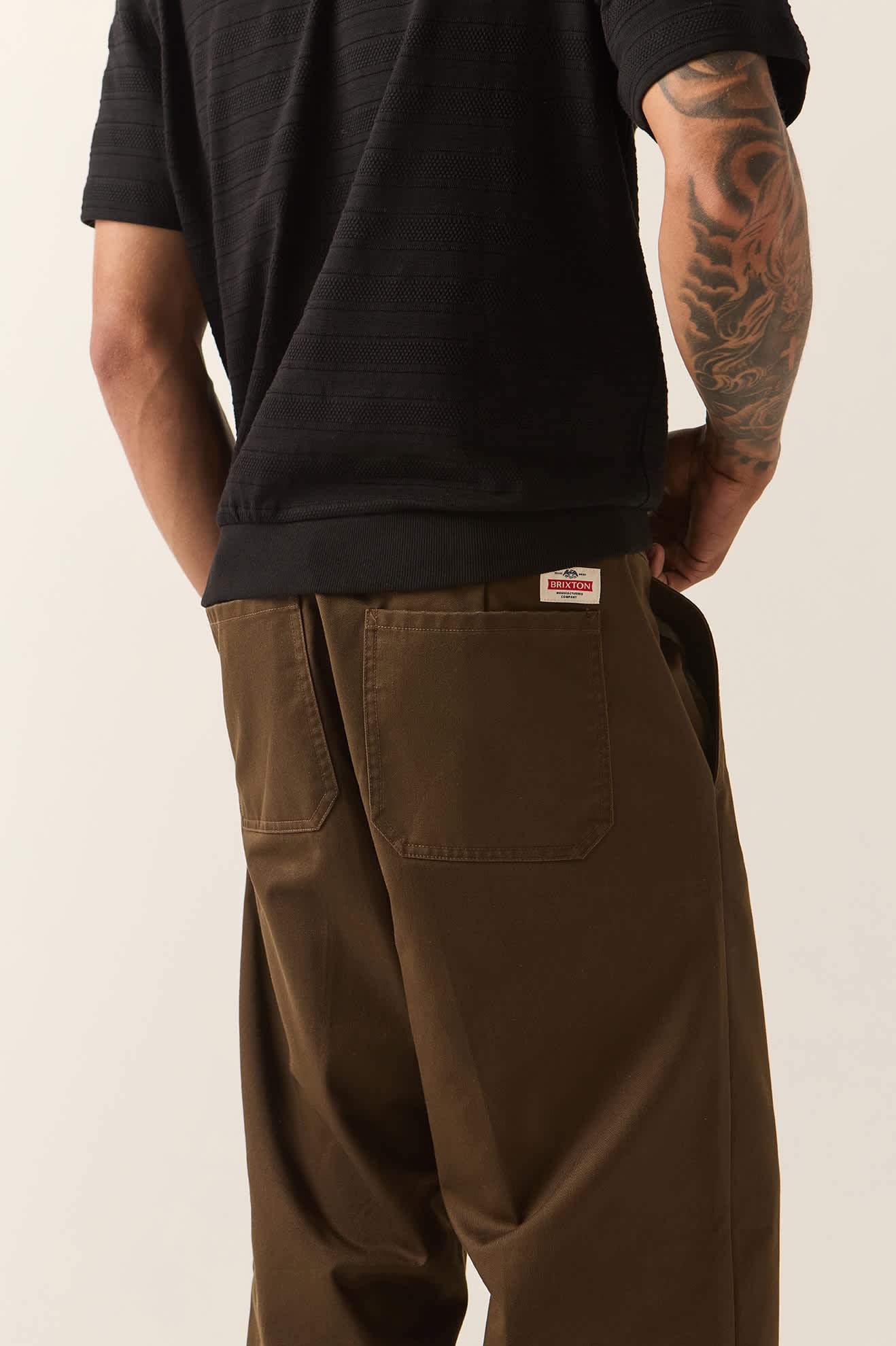 Men's Trademark Chino Pant in the color Walnut Brown - Additional Fit image