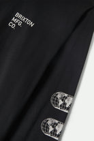 Men's Union L/S Standard T-Shirt in the color Black - Additional Laydown image