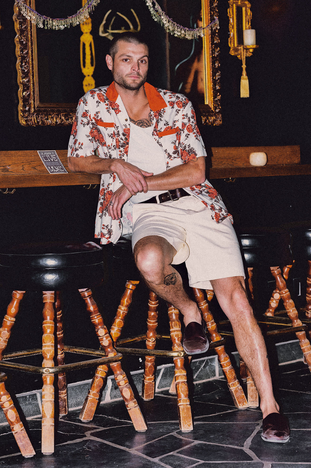 Men's Lafayette Short Sleeve Shirt in the color Rose Bud - Men's Lifestyle image