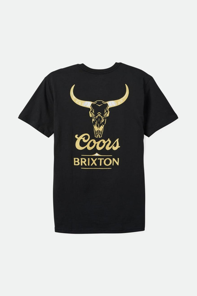 Brixton Coors Bull S/S Tailored Tee - Black