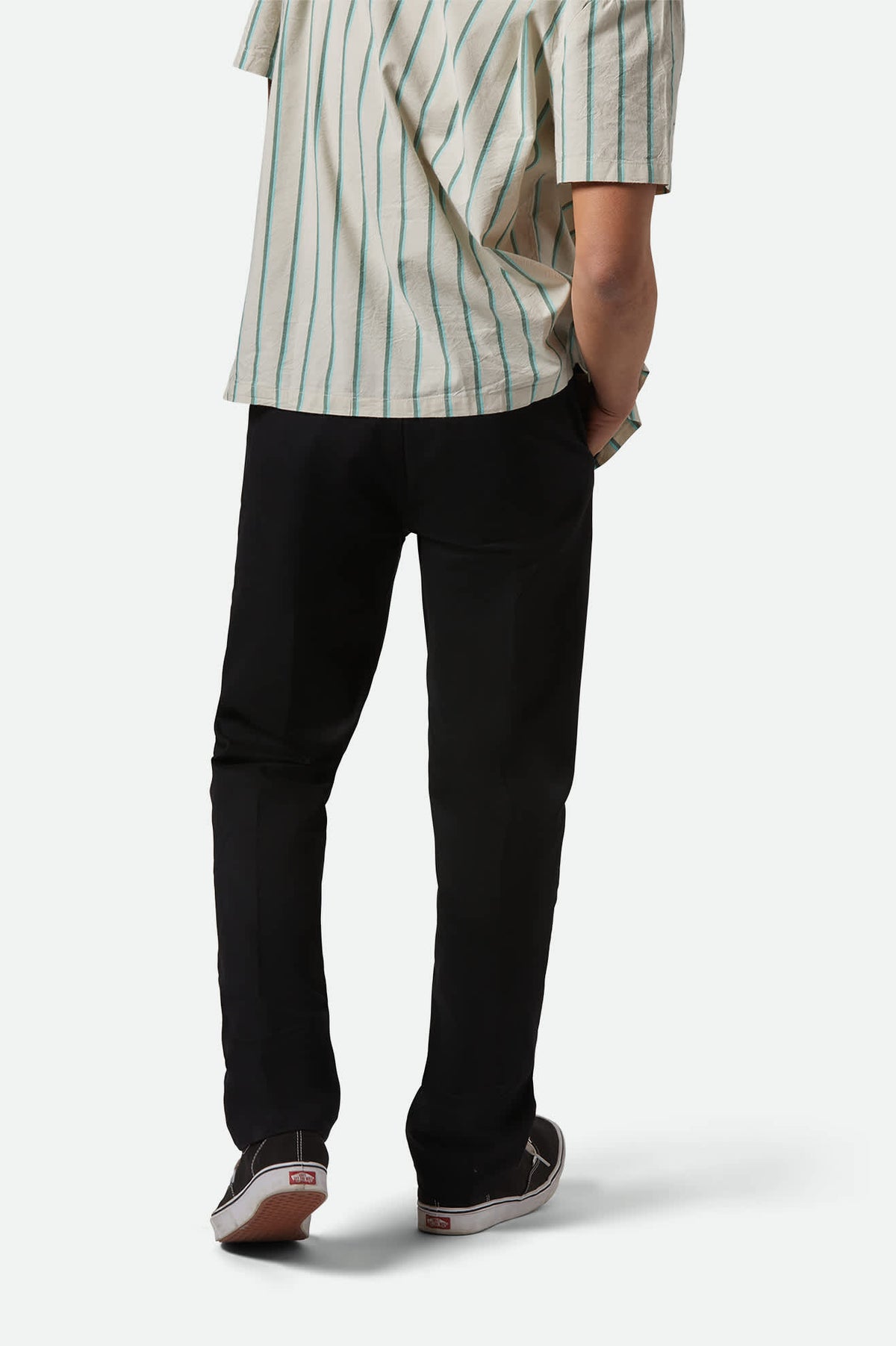Men's Choice Chino Regular Pant in Black  Brixton