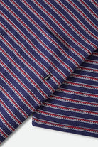Men's Poolside Pique Box Crop T-Shirt in the color Washed Navy - Additional Laydown image