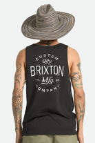 Unisex Mitch Packable Sun Hat in the color Brown - Men's Back View