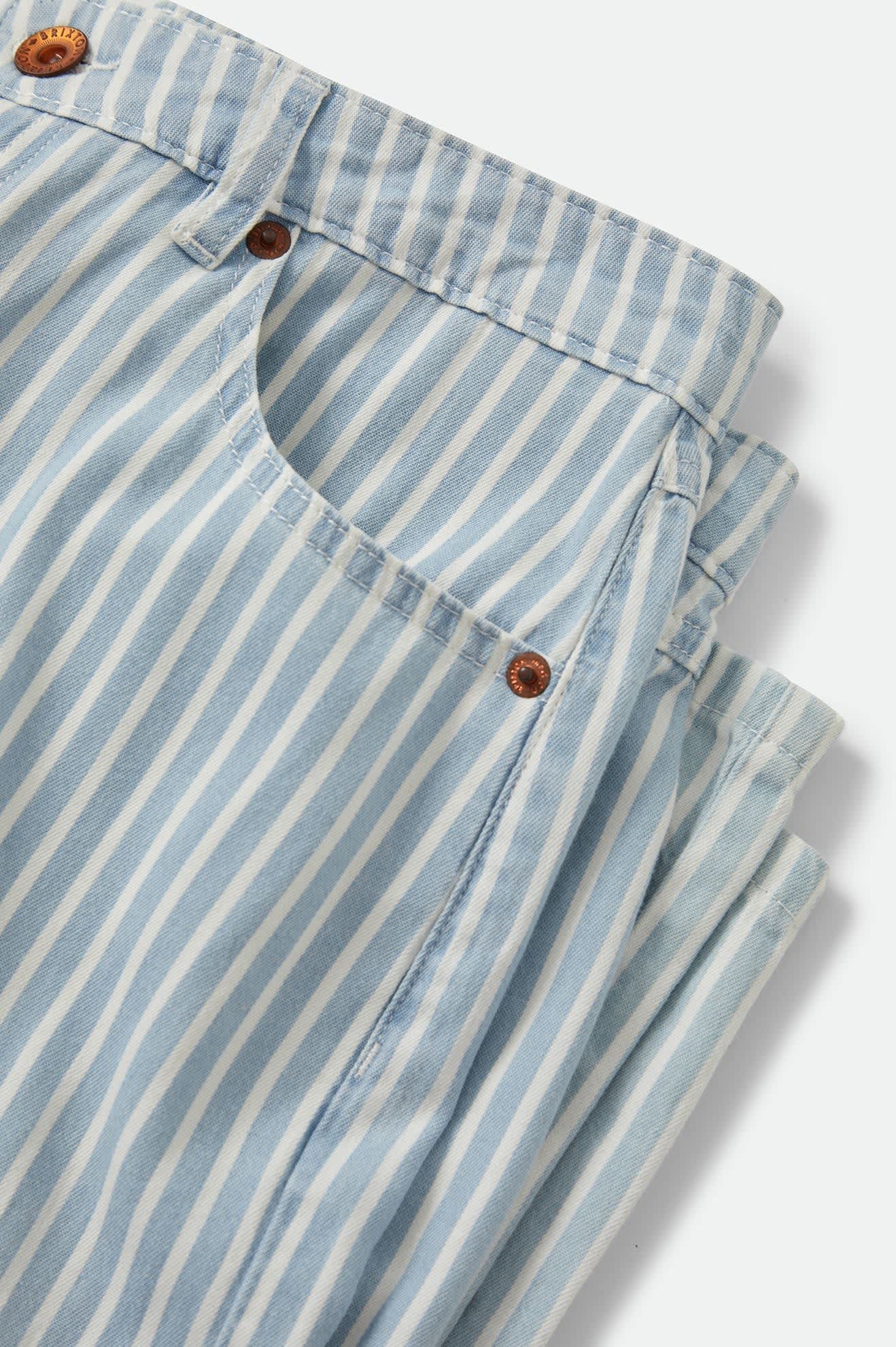 Women's The Chloe 5-Pocket Pant in the color Two Boot Stripe - Additional Laydown image