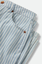 Women's The Chloe 5-Pocket Pant in the color Two Boot Stripe - Additional Laydown image