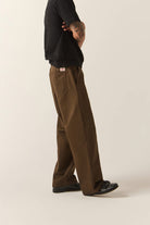 Men's Trademark Chino Pant in the color Walnut Brown - Men's Side View