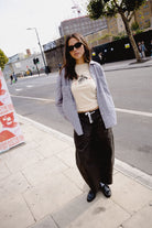 Women's Mid Century Ranch Slim Crew T-Shirt in the color Whitecap - Women's Lifestyle image