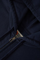 Men's 76 Certified Full Zip Hoodie in the color Washed Navy - Additional Laydown image
