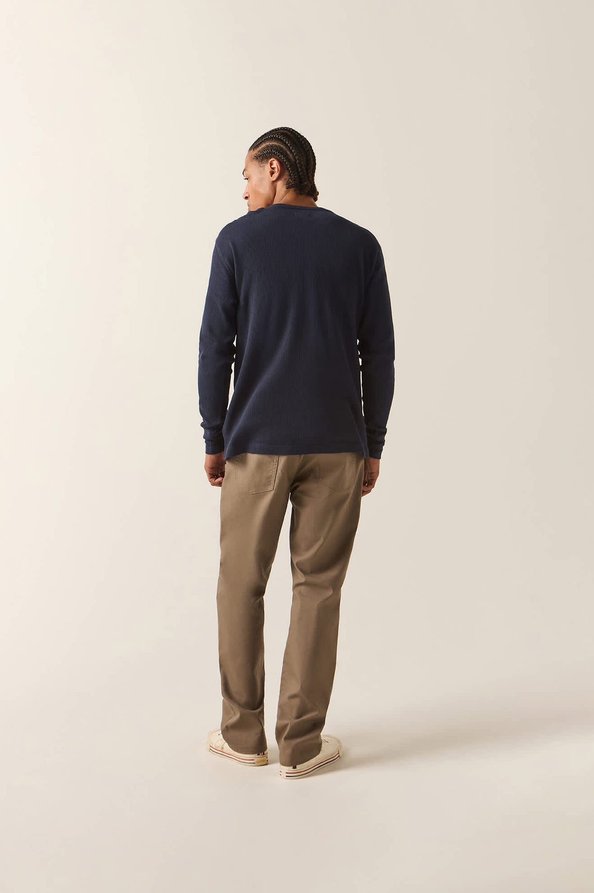Men's Builders 5-Pocket Pant in the color Earth - Additional Fit image