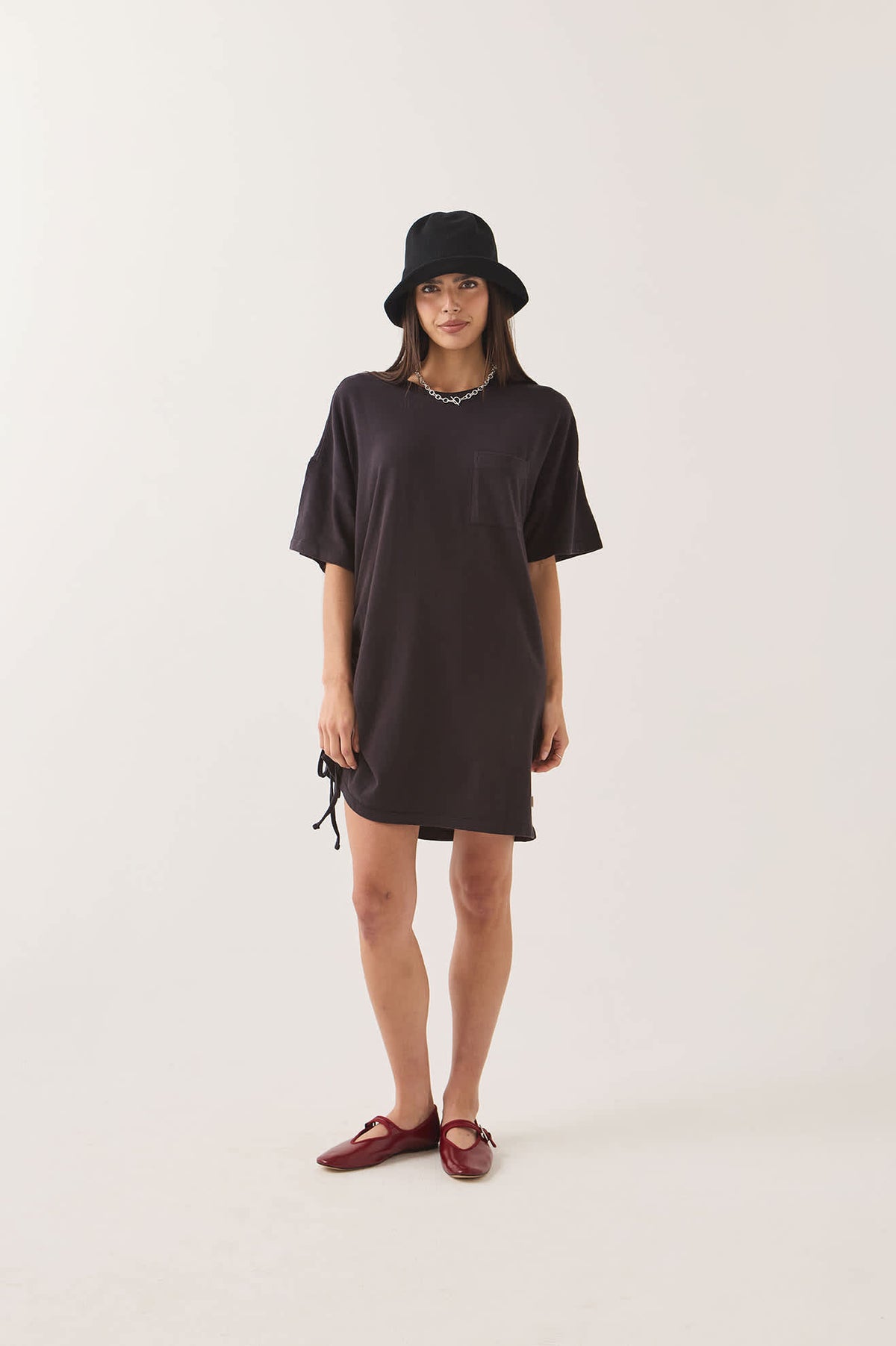 black cotton t shirt dress Soft Stretch T-shirt Calvin Klein Made in the U.S.A. T-Shirt Dress | Steel City