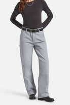 Women's Essex Patched Painter Pant in the color Brushed Blue - Women's Front View
