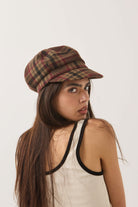Women's Bailey Cap in the color Sand/Red/Brown - Additional Fit image