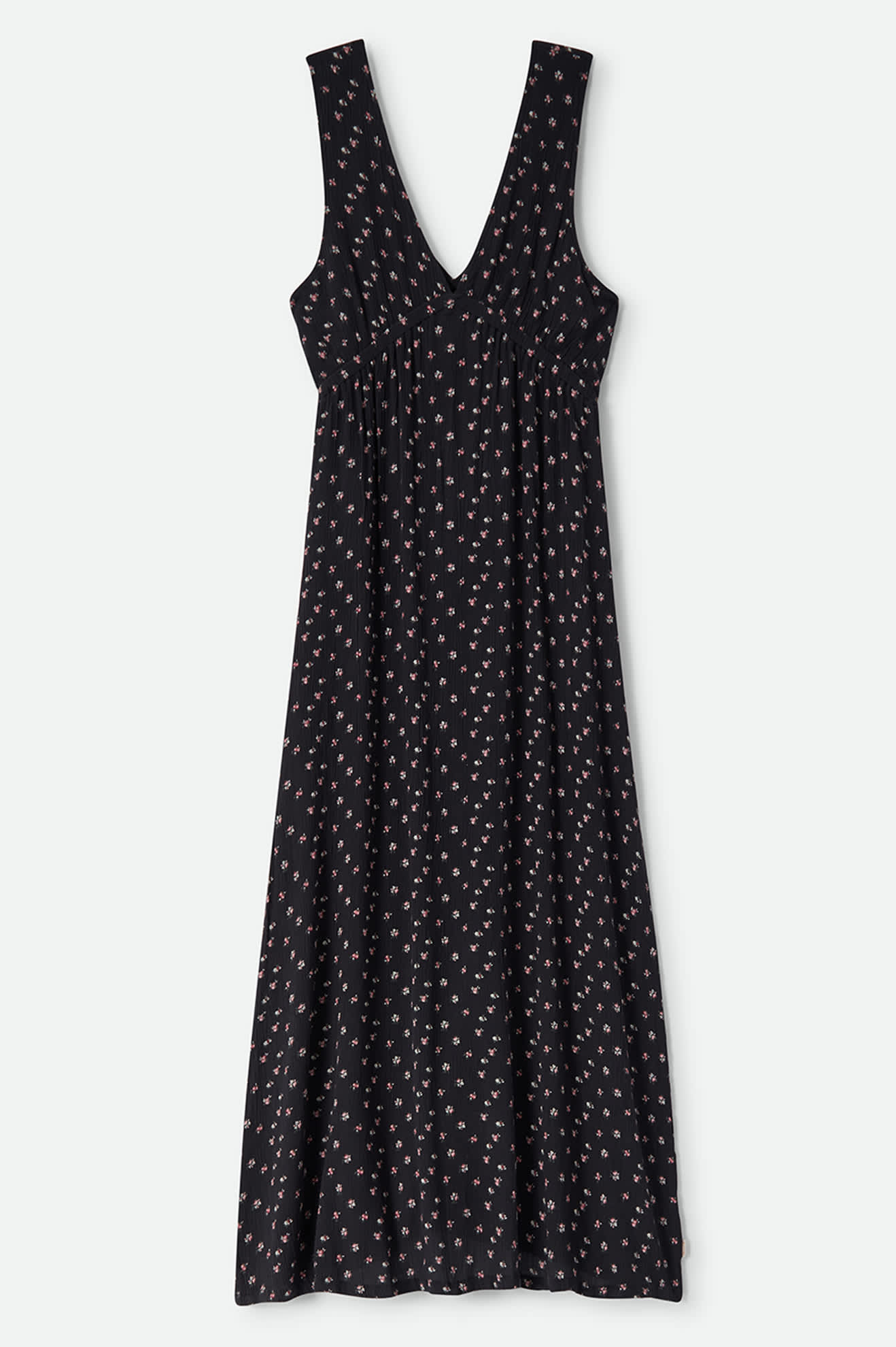 Women's The Molly Silky Dress in the color Black Ditsy Floral - Front Product View