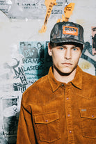 Men's New West Relaxed Overshirt in the color Washed Copper Corduroy - Men's Lifestyle image