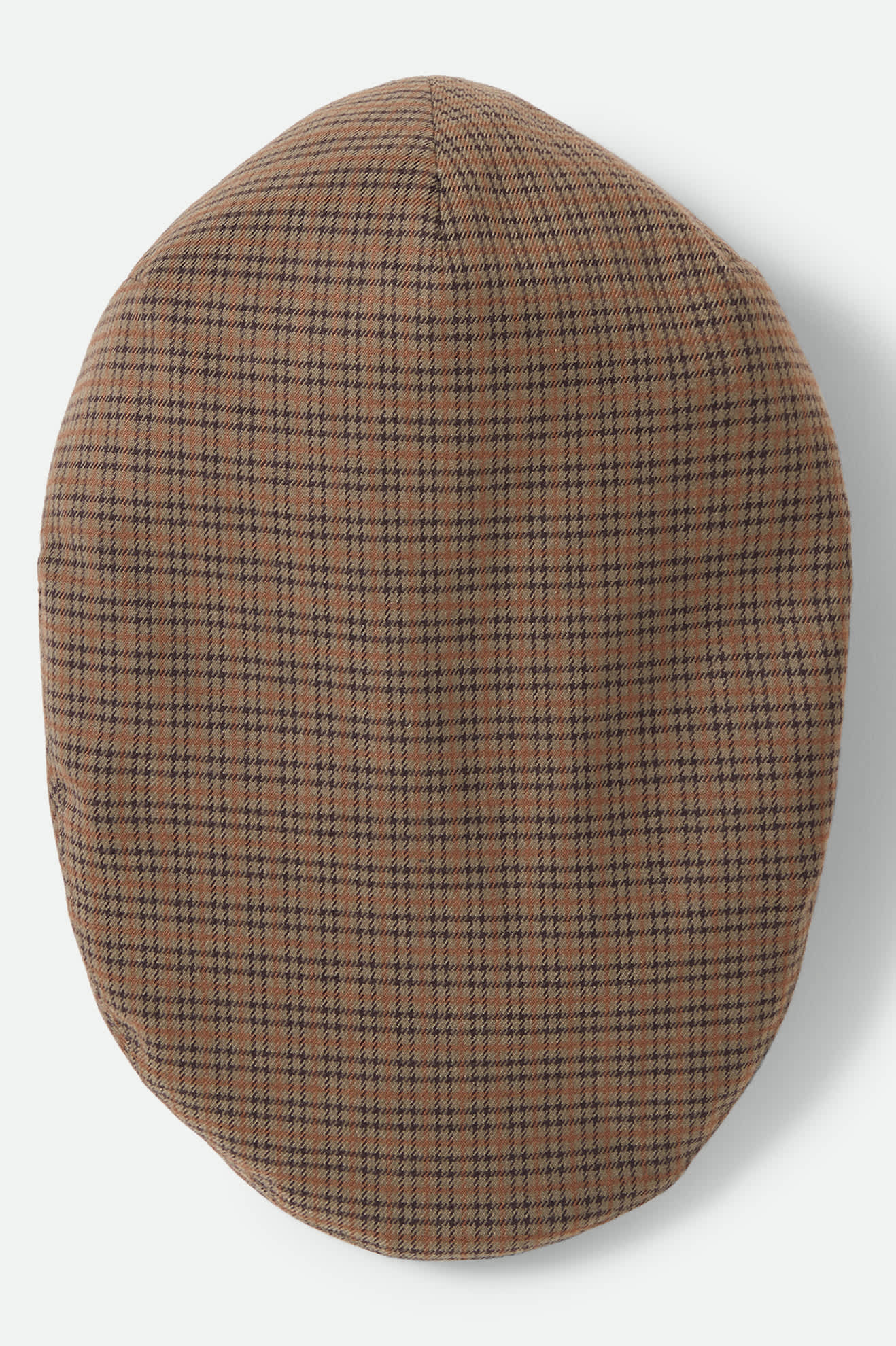 Unisex Hooligan Lightweight Flat Cap in the color Grey/Brown/Gold - Additional Laydown image