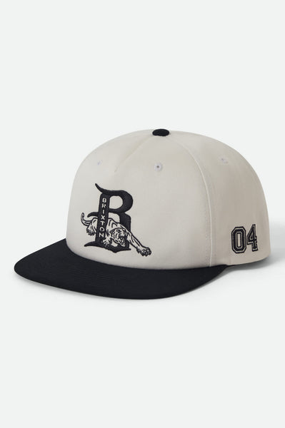 Unisex Predator Snapback in Off White/Black – Brixton