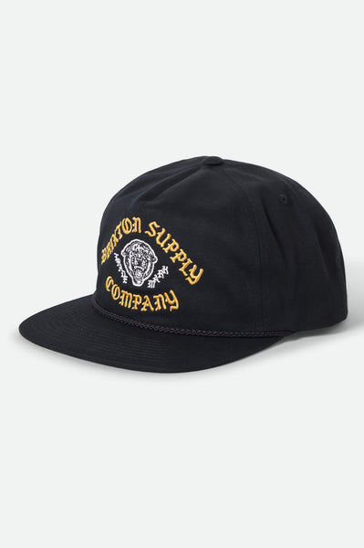 Unisex Morado Snapback in Black – Brixton