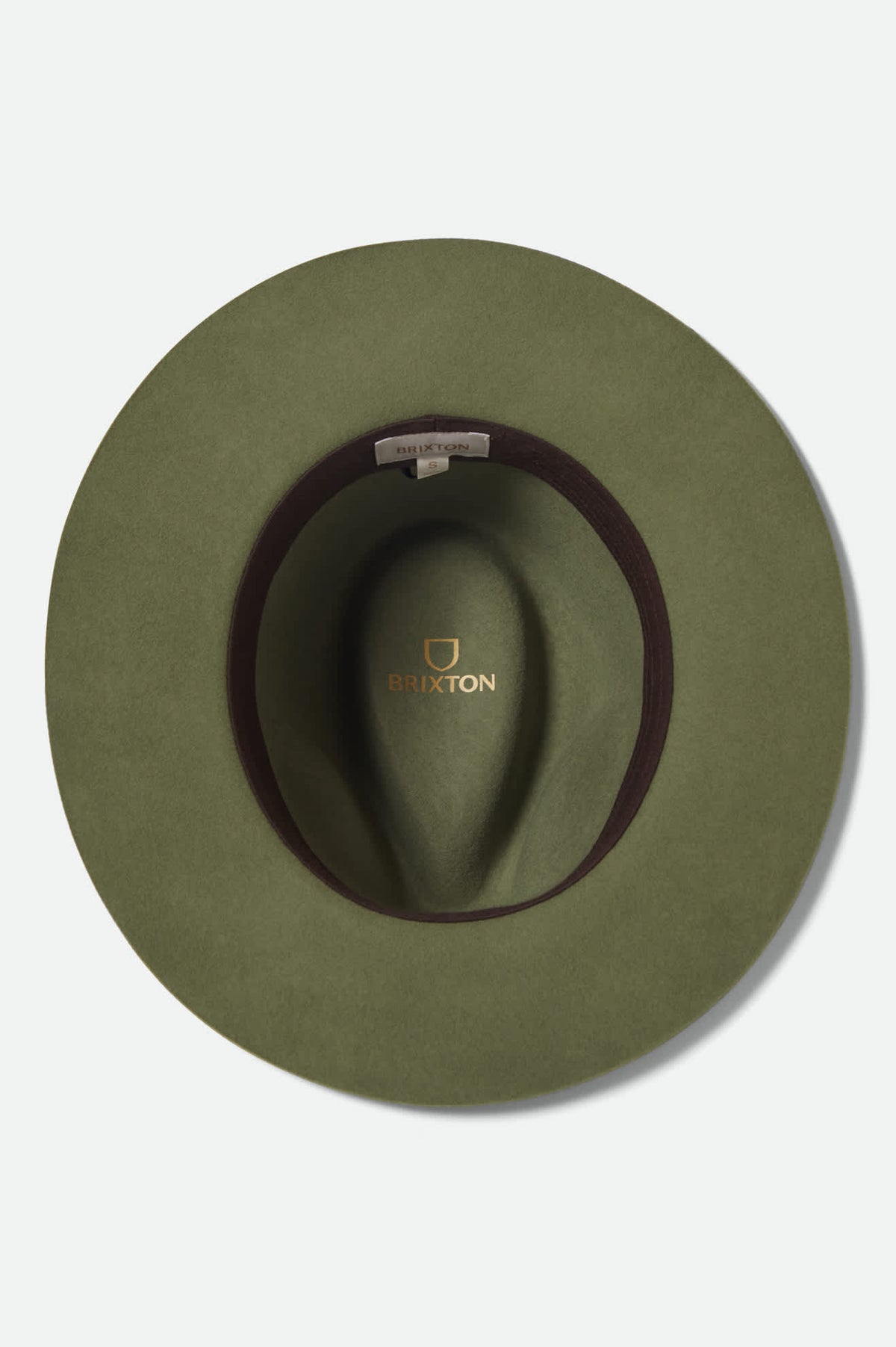 Unisex Wesley Fedora in Sea Kelp – Brixton display picture 2