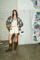 Women's Off Duty A-Tank in the color Floral Pointelle - Men's Lifestyle image