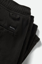 Men's Everyday Corduroy Short in the color Vintage Black - Additional Laydown image
