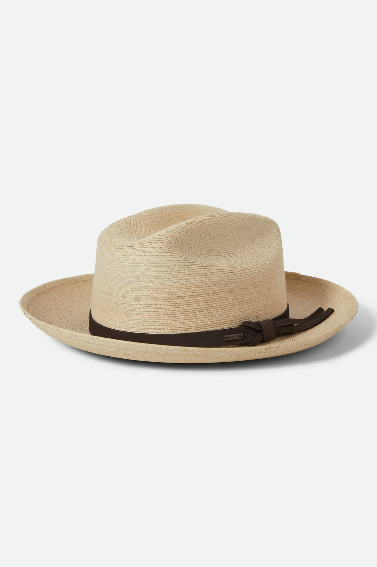 Wide Brim XL Fedora w/ Hat Band Accesory Fedora Style Wide Brim Hat; Black W/Black Lthr Dbl Belt Gold  main image 2