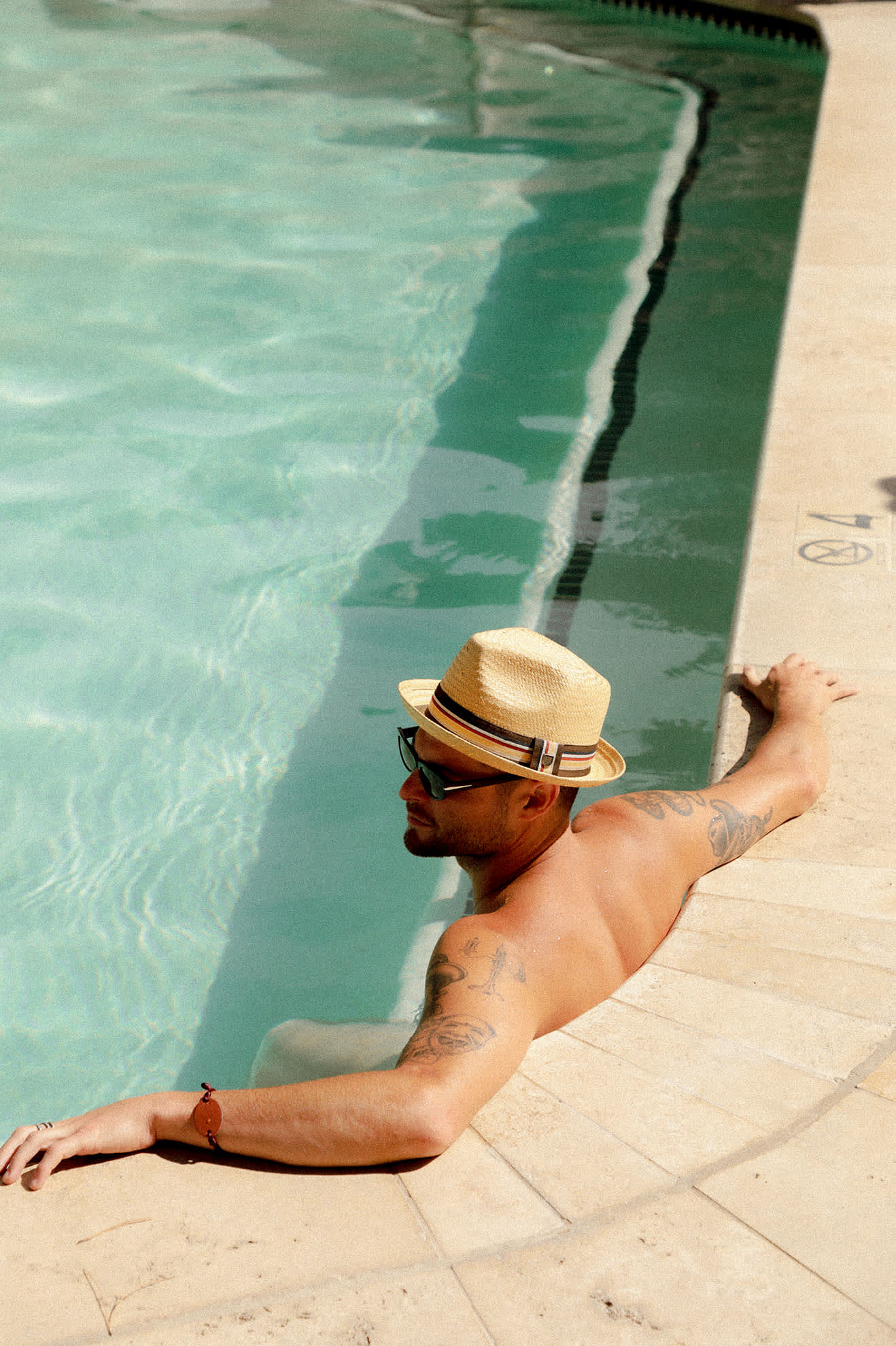 Unisex Castor Fedora in the color Tan - Men's Lifestyle image