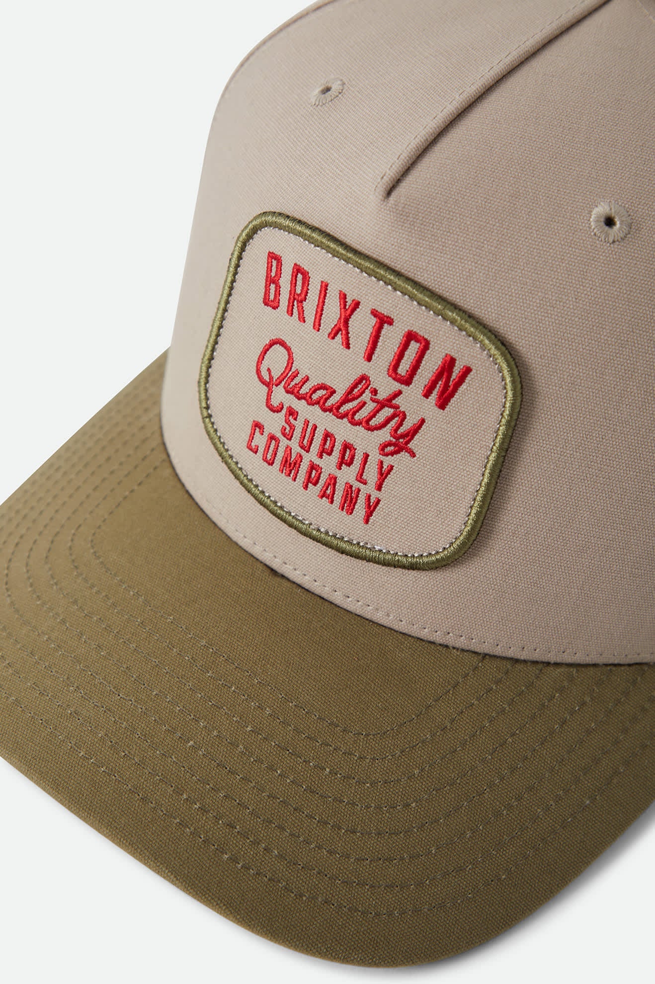Unisex Hubal Snapback in the color Khaki/Dark Olive - Additional Laydown image