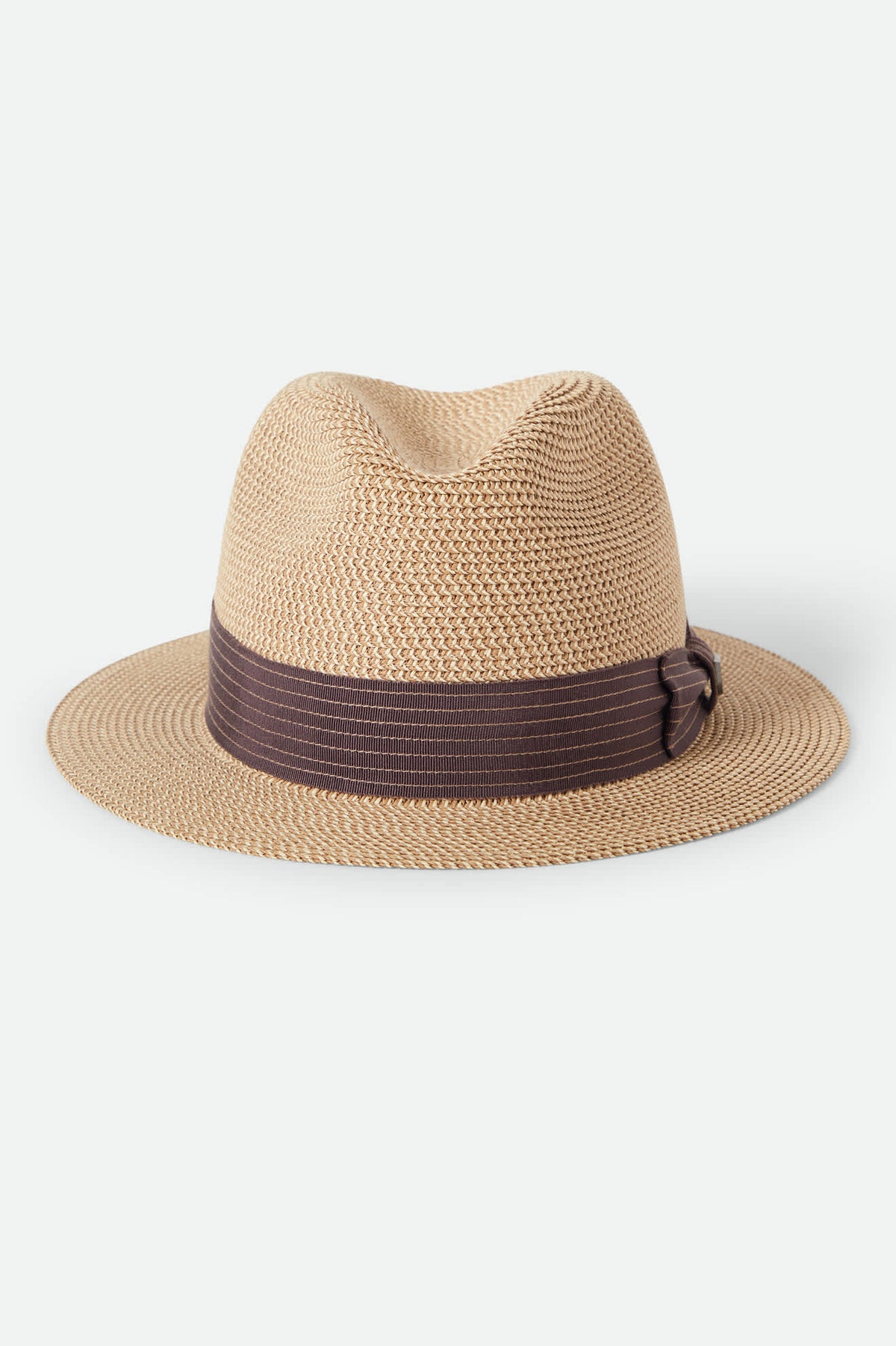 Woven Paper Straw Fedora with Oversized Ric Rac Trim Adjustable Strap Trendy Apparel Shop Men main image 4