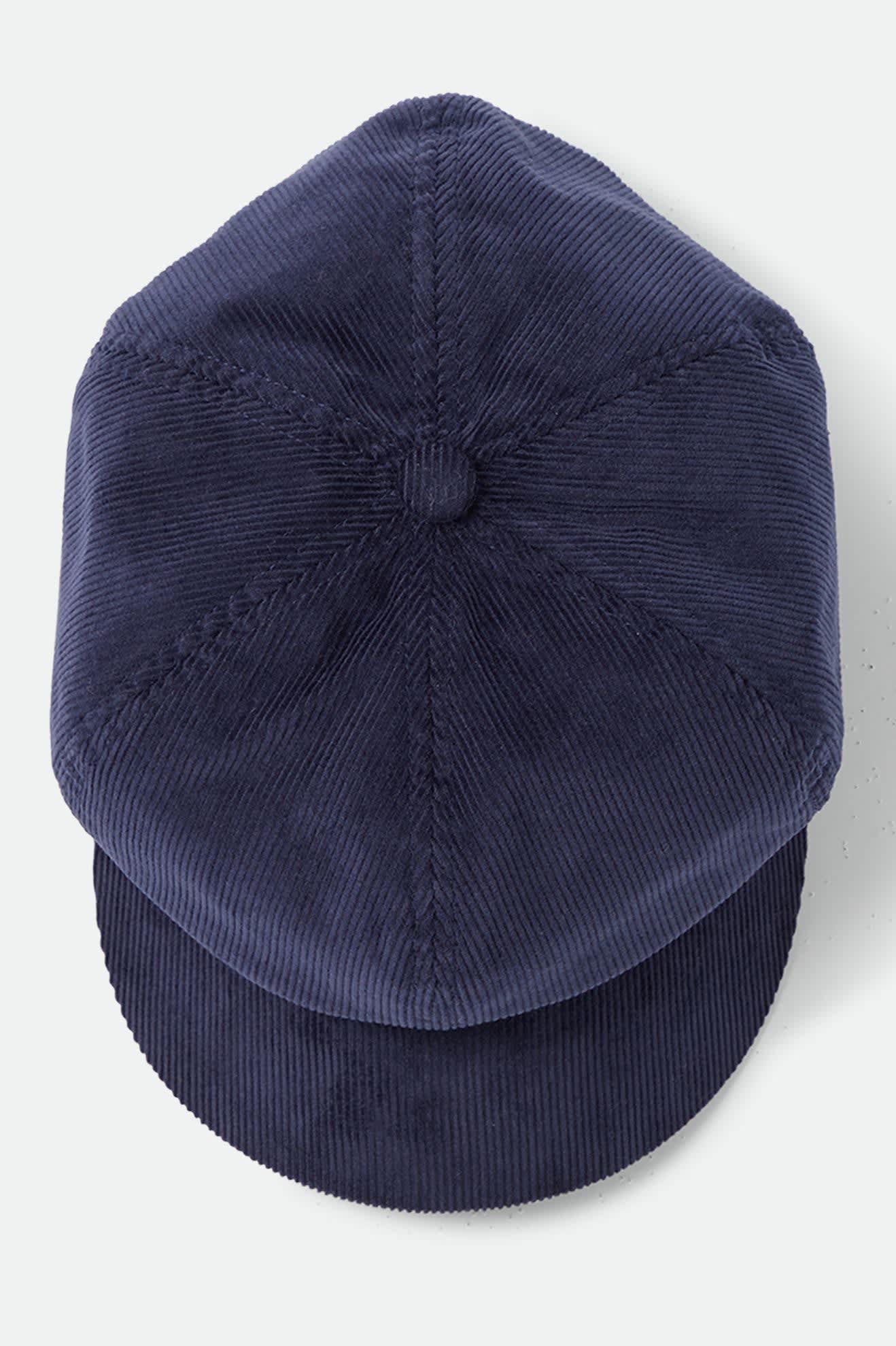 Women's Bailey Cap in the color Navy Corduroy - Additional Laydown image