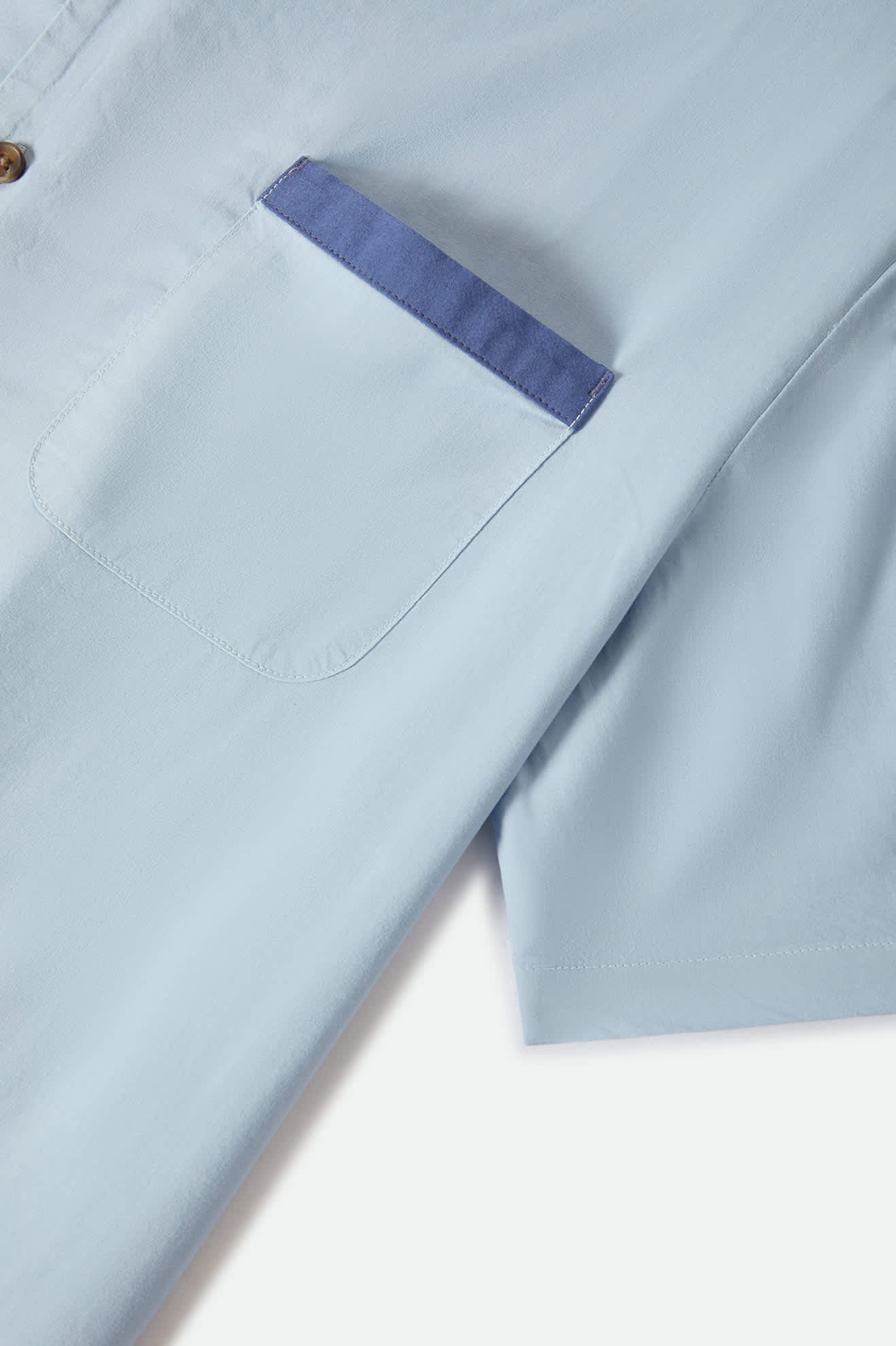 Men's Lafayette Short Sleeve Shirt in the color Blue Aura - Additional Laydown image