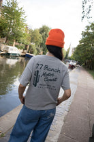Women's Ranch Motor Court Boxy Crop Top in the color Heather Grey - Women's Lifestyle image