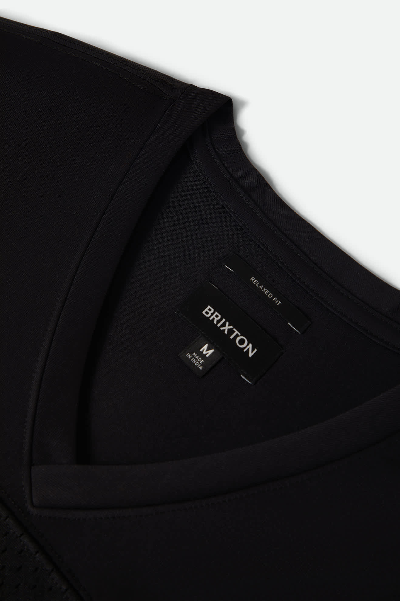 Men's Baggy Mesh Practice Jersey in the color Black/White Chippa - Additional Laydown image