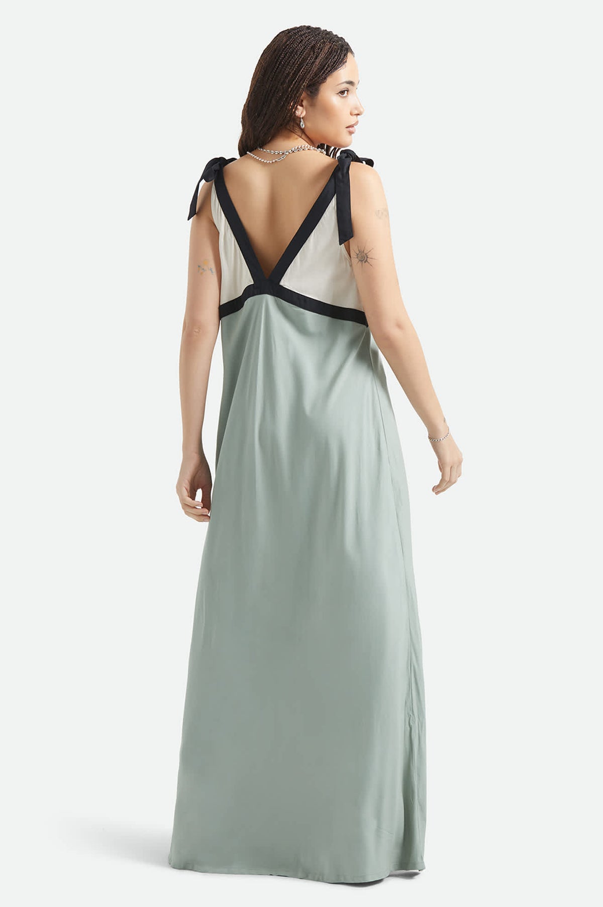 slim fit dress slacks Olive Green Silk Slip Dress