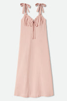 Women's The Tie Dress in the color Silver Pink - Front Product View