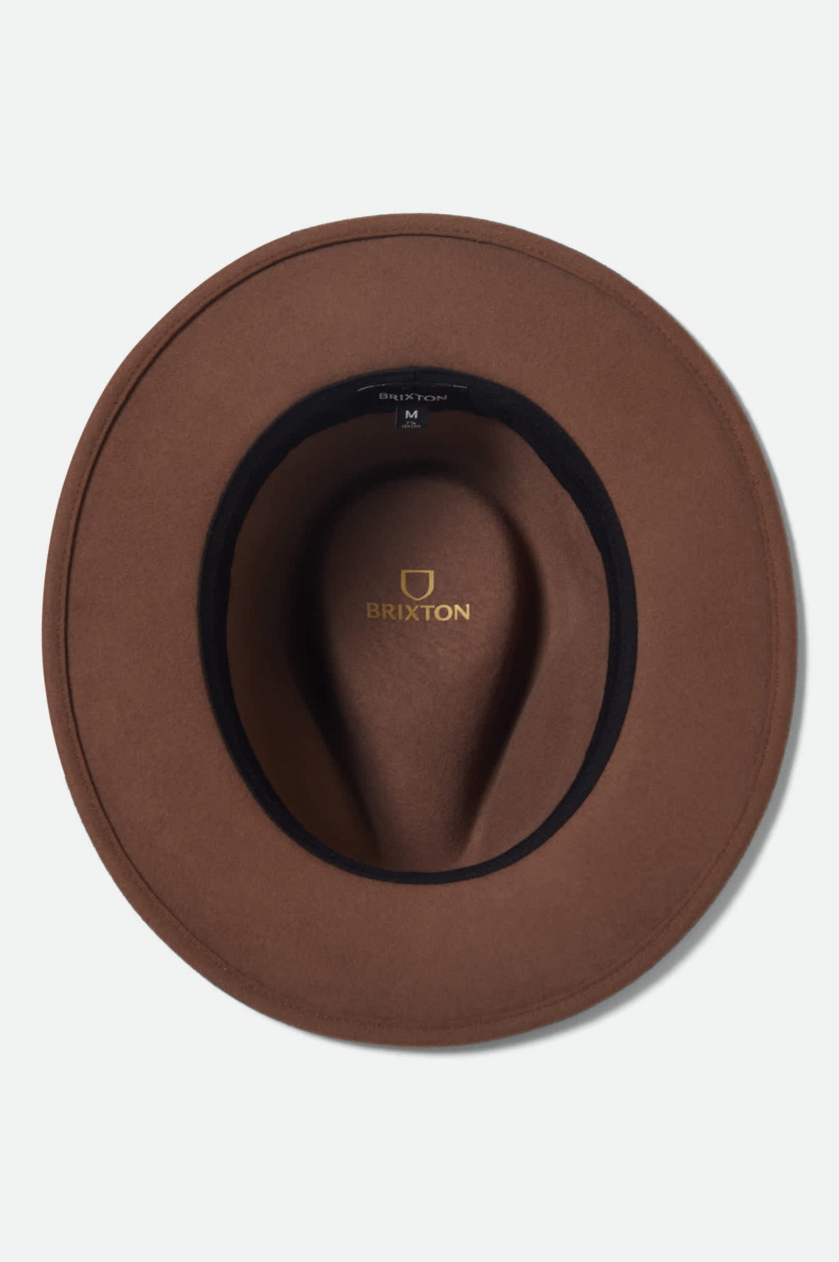 Unisex Messer Fedora in Pinecone Brown – Brixton display picture 2