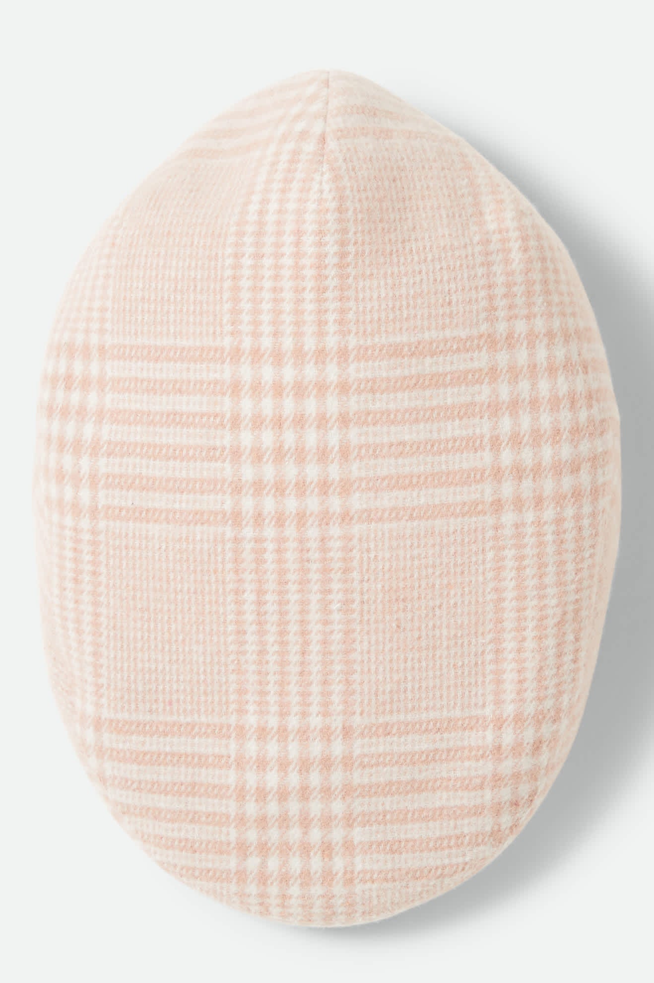 Women's Hooligan Lightweight Flat Cap in the color Soft Pink Houndstooth - Additional Laydown image