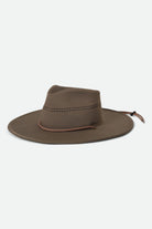 Unisex Beck Journey Hat in the color Olive - Front Product View