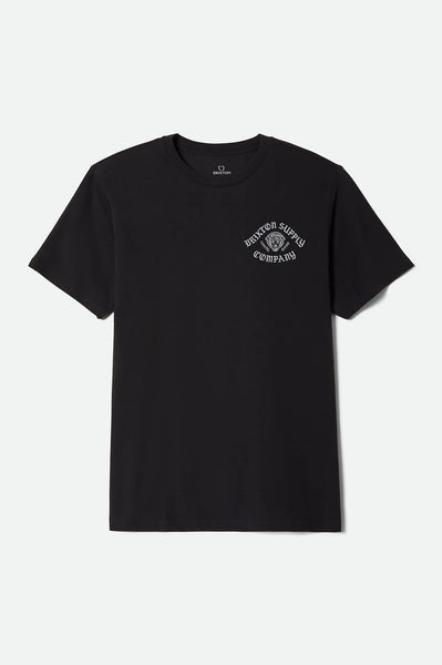 Men's Morado Short Sleeve Standard T-Shirt in Black – Brixton